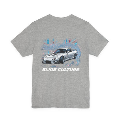 Silver Sports Car Skyline Graphic T-Shirt – MPM Tuning Design