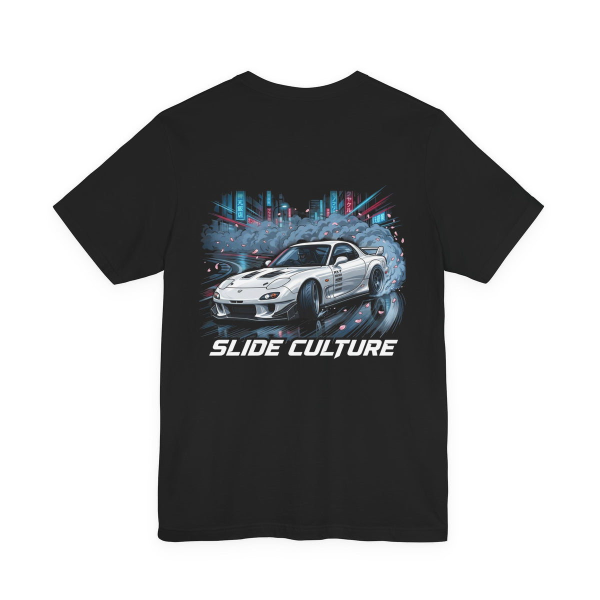 Silver Sports Car Skyline Graphic T-Shirt – MPM Tuning Design