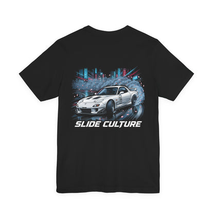 Silver Sports Car Skyline Graphic T-Shirt – MPM Tuning Design