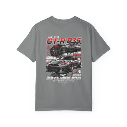 Nissan GT-R R35 T-Shirt — Japanese Skyline Racing Graphic Tee | MPM Tuning Design