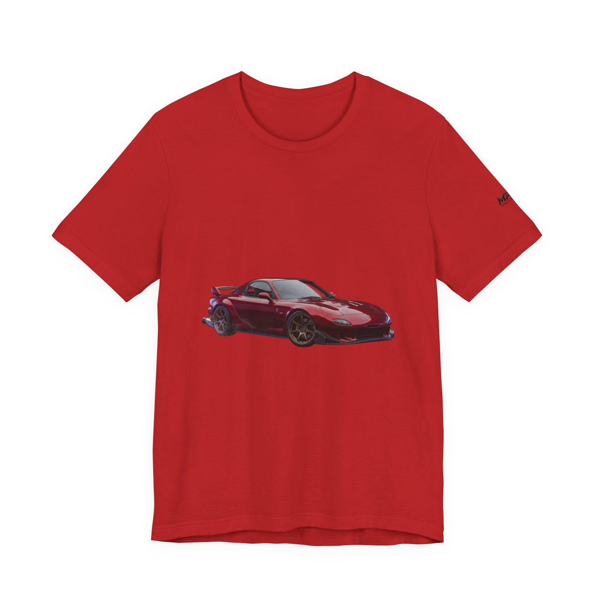 Sports Car Graphic Tee — Red Racing Coupe T-Shirt