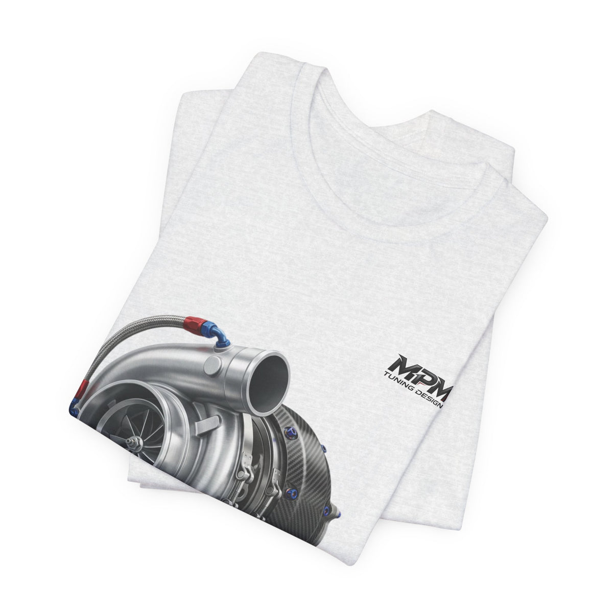 Turbocharger Graphic Tee — MPM Turbo Engine Shirt for Car Enthusiasts