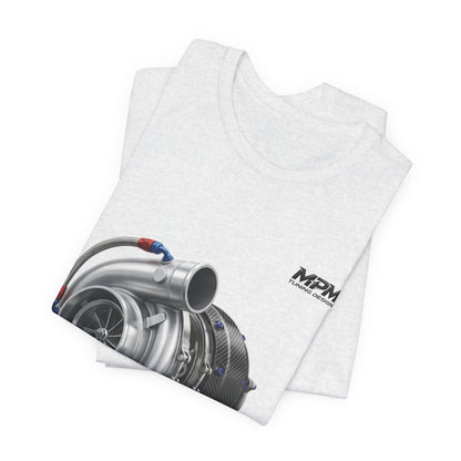 Turbocharger Graphic Tee — MPM Turbo Engine Shirt for Car Enthusiasts