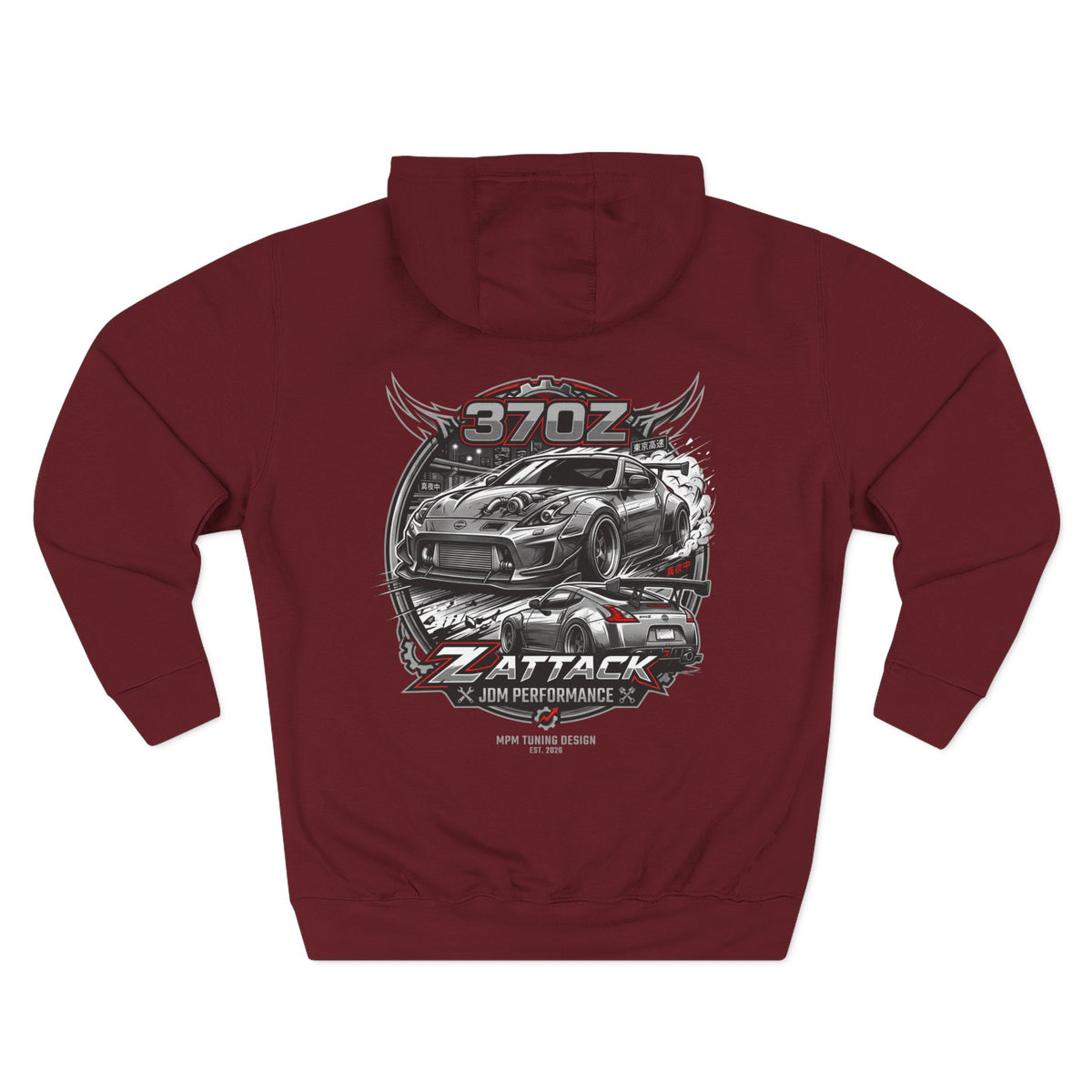 Nissan 370Z Z Attack Racing Hoodie — JDM Graphic Fleece Pullover | MPM Tuning Design
