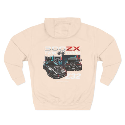 Datsun 300ZX Racing Hoodie — Retro JDM Car Graphic Fleece | MPM Tuning Design