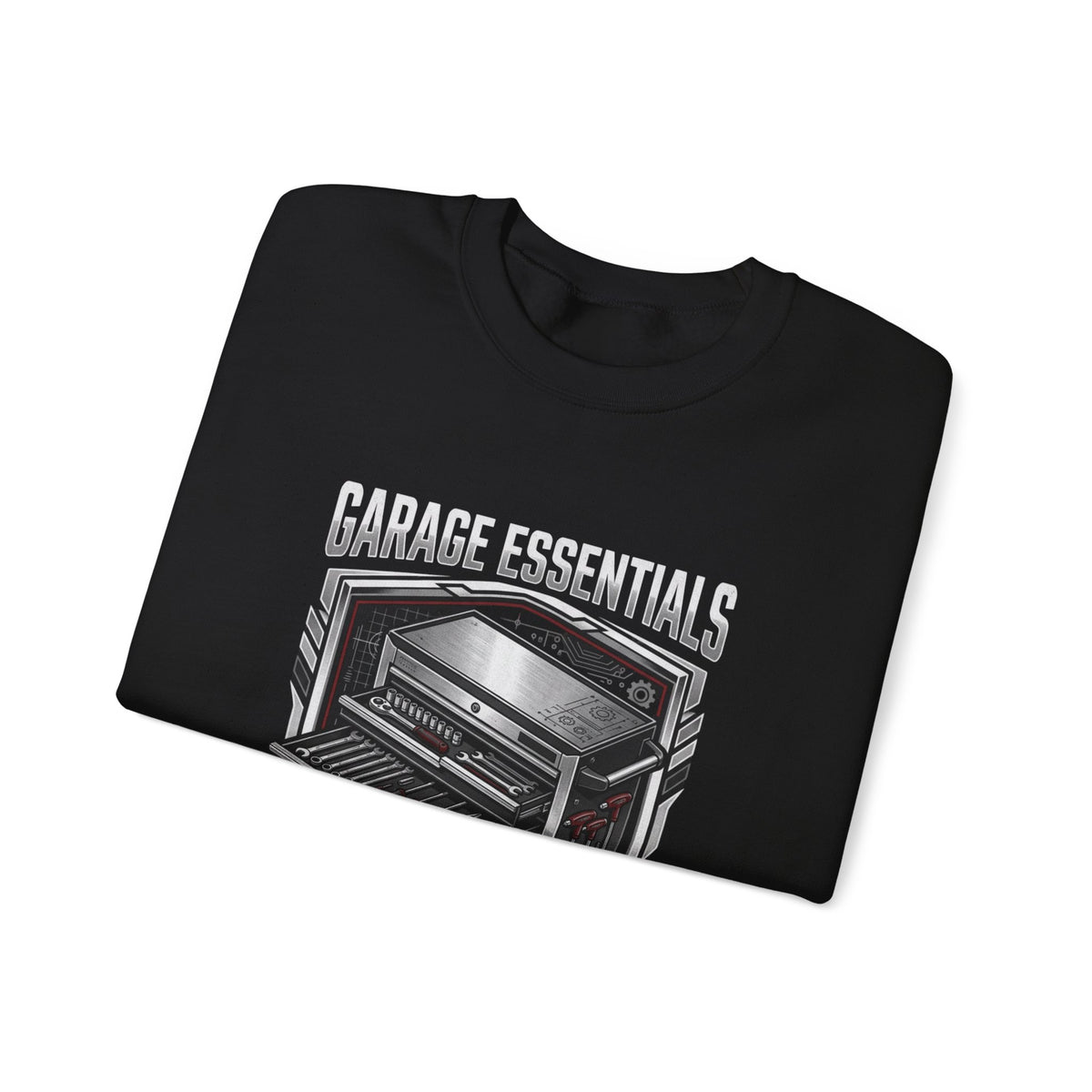 Garage Essentials Toolbox Crewneck Sweatshirt | MPM Tuning Design
