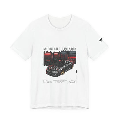 Midnight Division Tee — Retro Racing Graphic T-Shirt