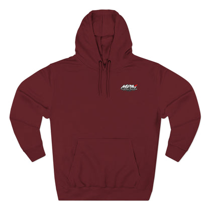 Exhaust System Diagram Hoodie — Full Titanium Car Parts Fleece | MPM Tuning Design