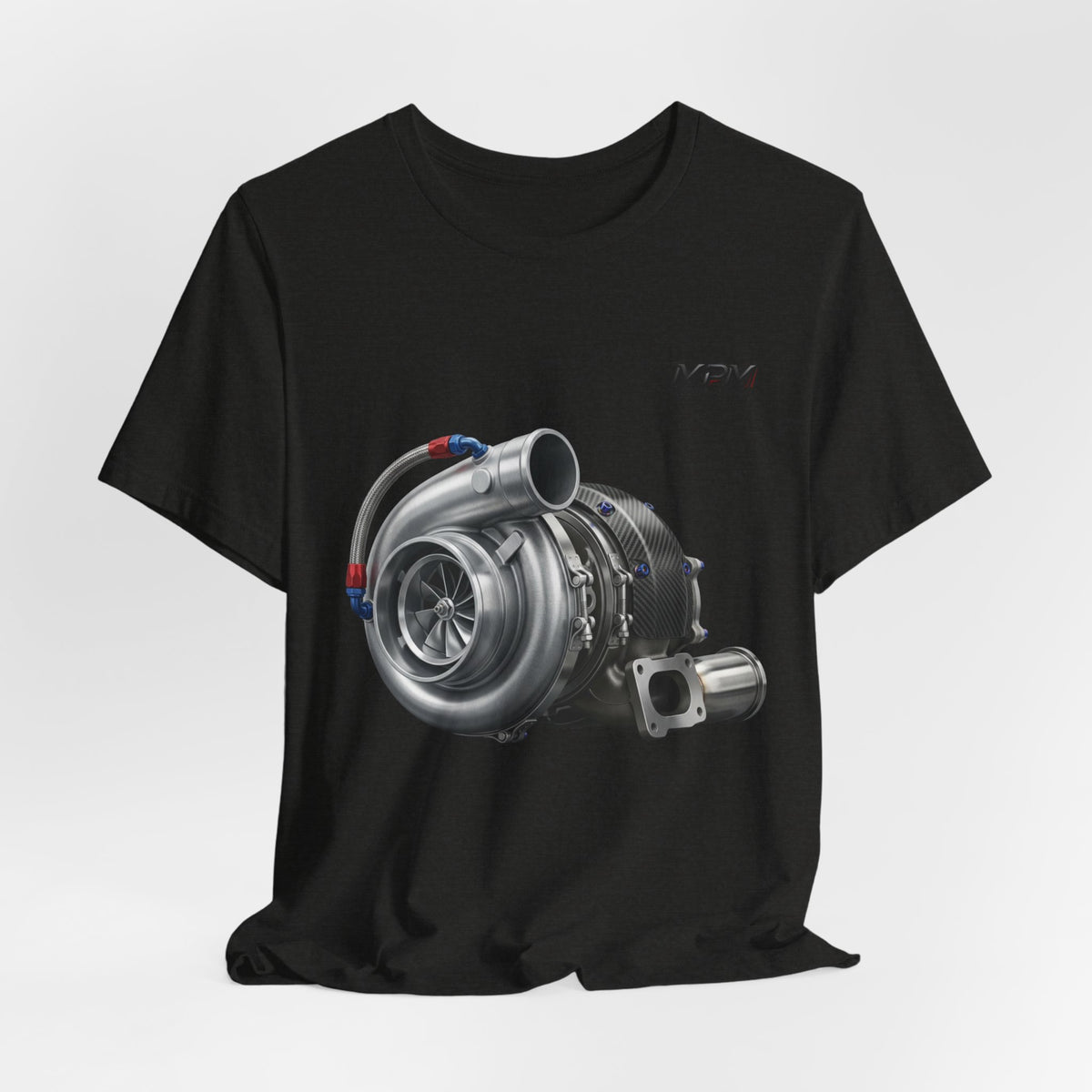 Turbocharger Graphic Tee — MPM Turbo Engine Shirt for Car Enthusiasts