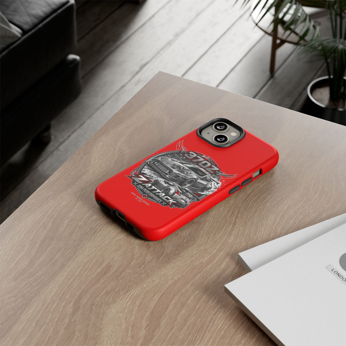 Nissan 370Z Z Attack Racing Phone Case — JDM Performance Sports Car Design | MPM Tuning Design