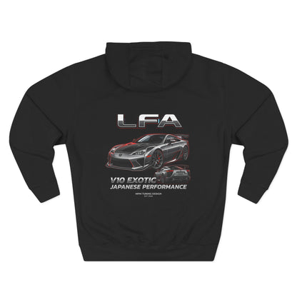 Lexus LFA V10 Exotic Performance Hoodie — Car Graphic Fleece | MPM Tuning Design