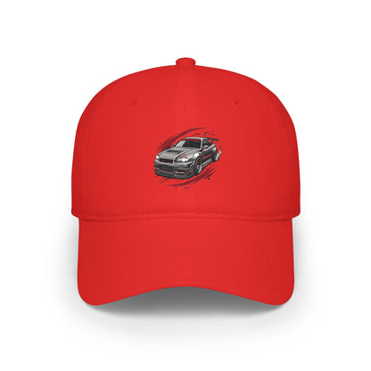 Racing Car Sketch Low Profile Baseball Cap — Car Enthusiast Hat | MPM Tuning Design