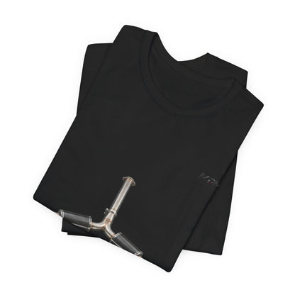Exhaust Tip Graphic Tee — Quad Burnt Tip Muffler T-Shirt | MPM Tuning Design