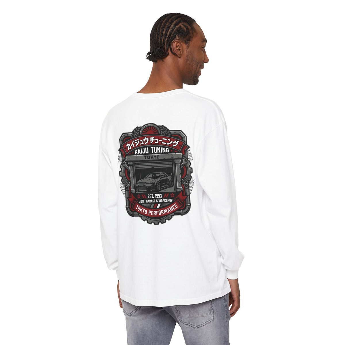 Kaiju Tuning Long Sleeve Tee — Tokyo Performance JDM Shirt | MPM Tuning Design