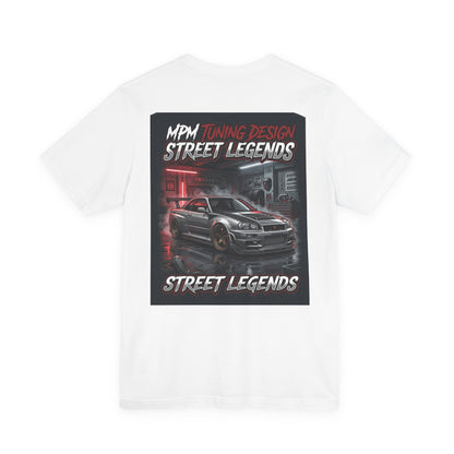 Street Legends Car T-Shirt — JDM Neon Racing Graphic Tee | MPM Tuning Design
