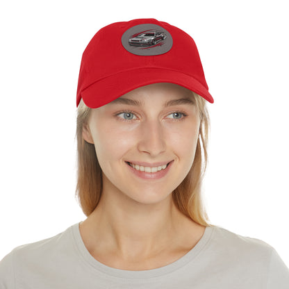 Racing Car Leather Patch Dad Hat — Vintage Sport Sedan Cap | MPM Tuning Design