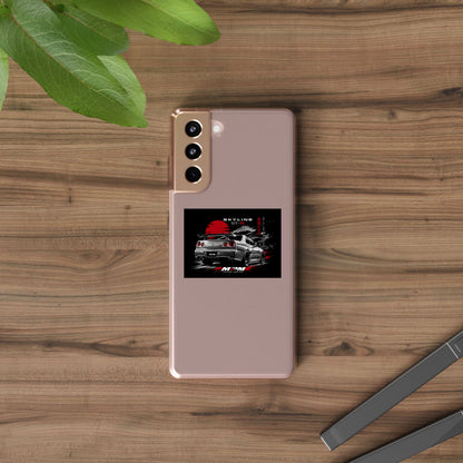 Clear Phone Case — Nissan Skyline GT-R Racing Car Graphic | MPM Tuning Design