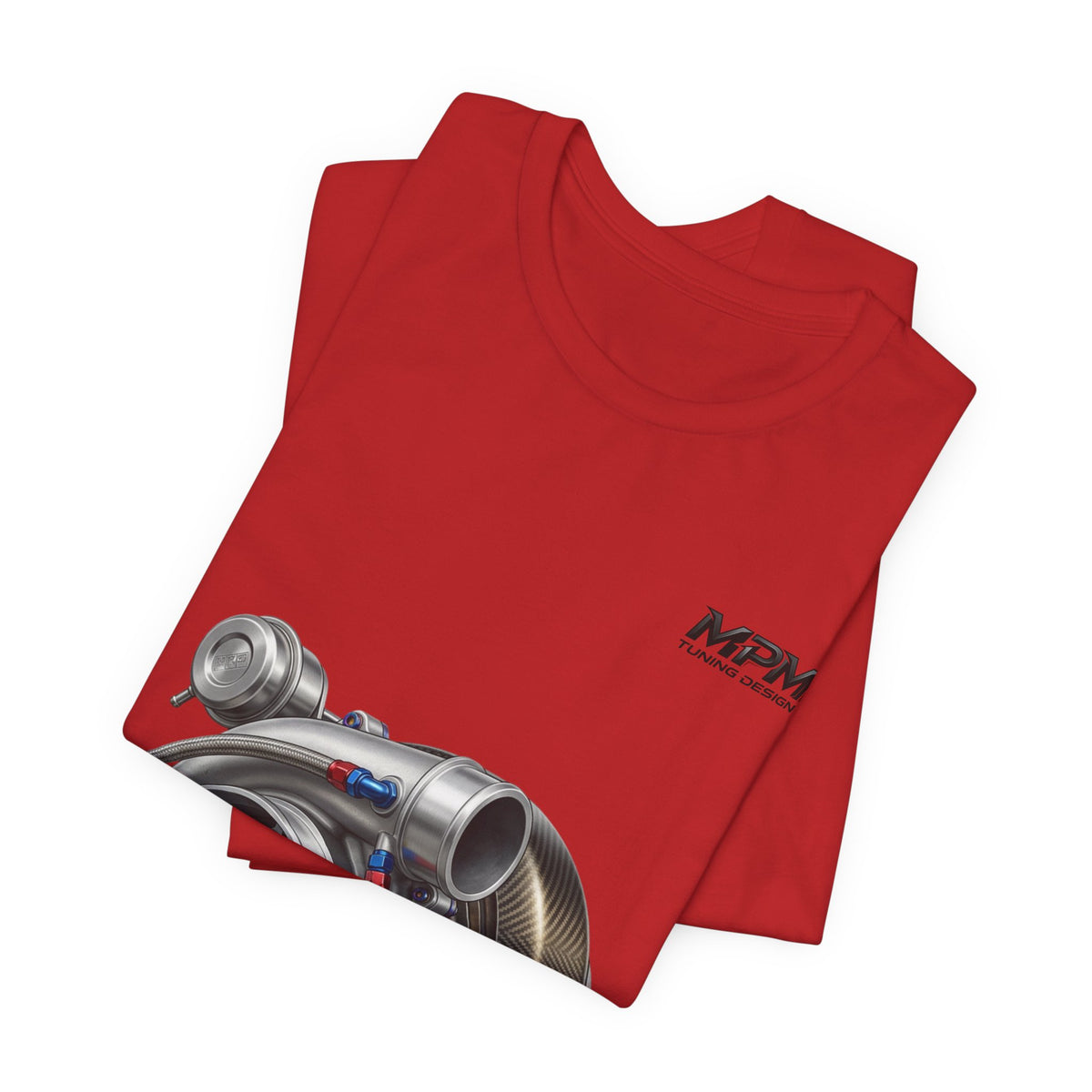 Turbocharger Graphic Tee — Turbo Engine T-Shirt | MPM Tuning Design