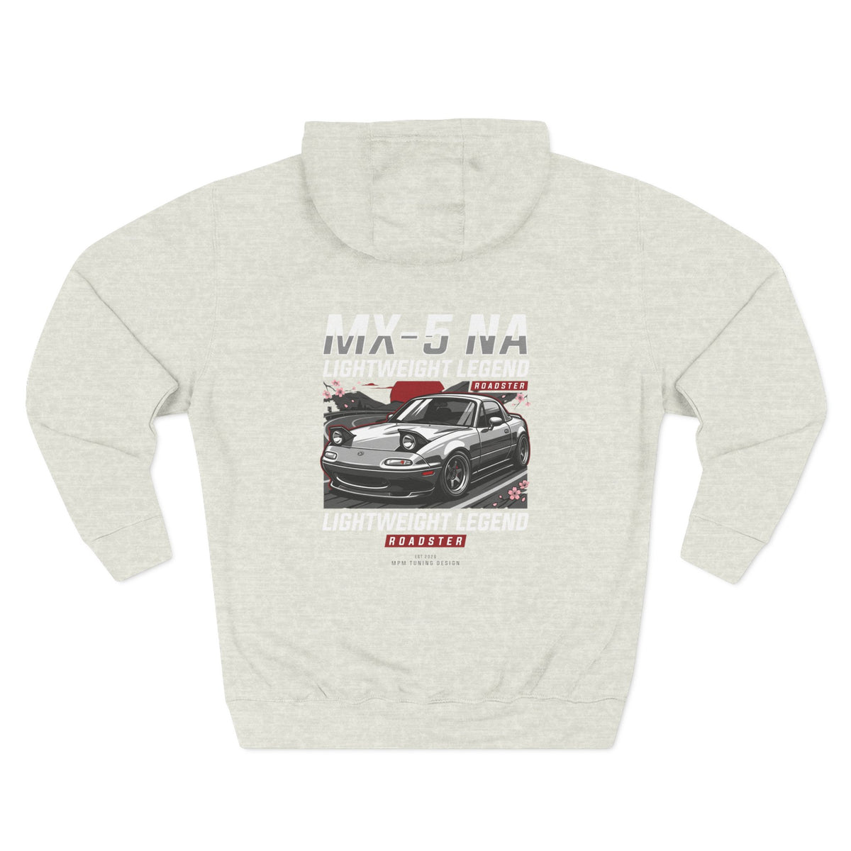 Mazda Miata Racing Hoodie — Retro Sports Car Graphic Fleece | MPM Tuning Design