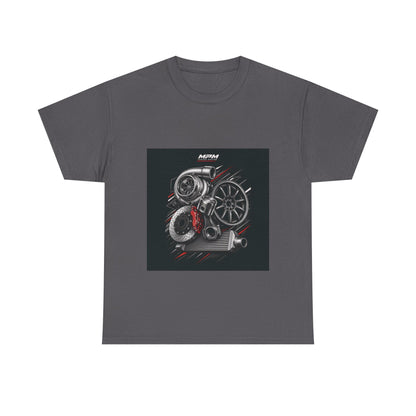 Turbo Engine Parts T-Shirt — Automotive Mechanics Racing Tee | MPM Tuning Design