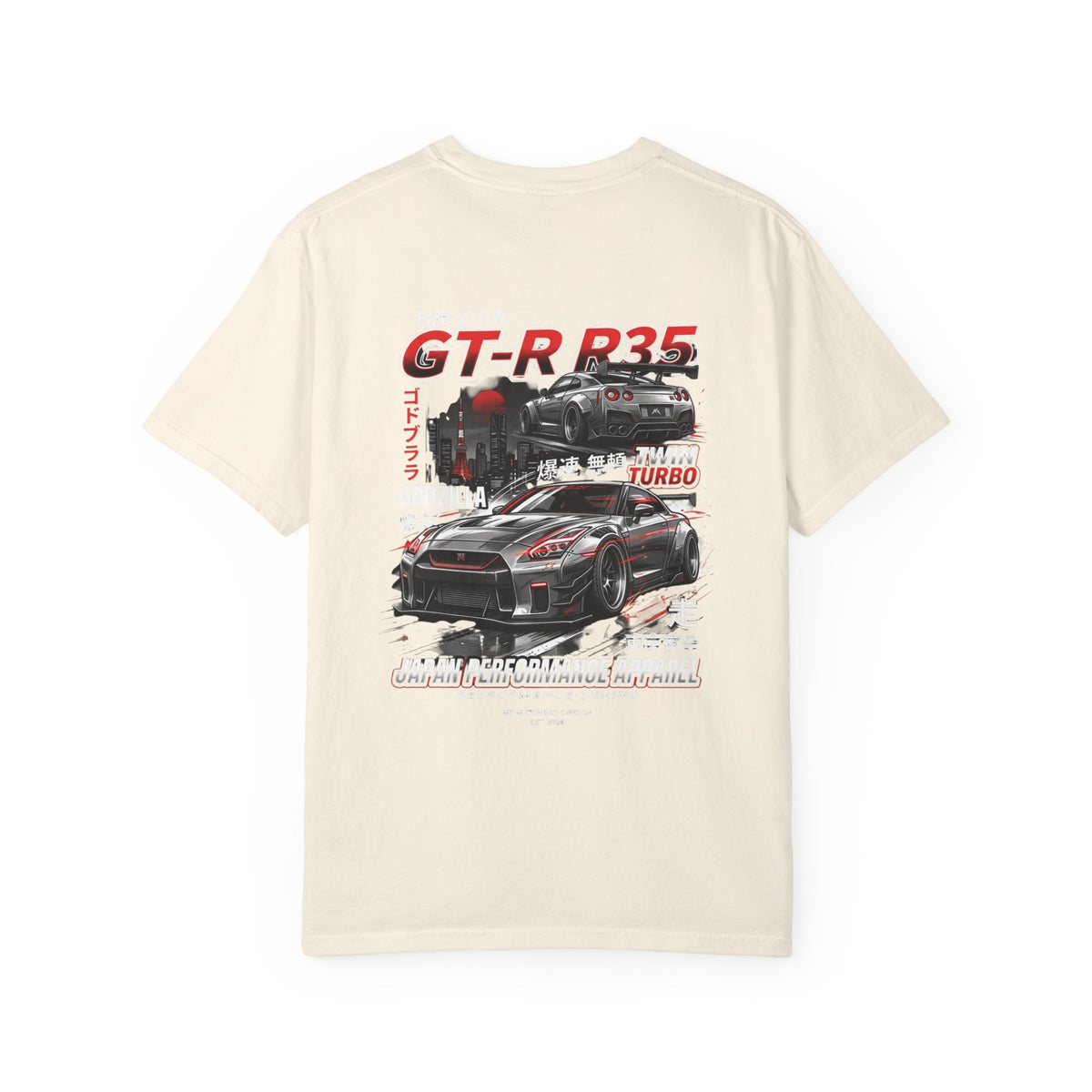 Nissan GT-R R35 T-Shirt — Japanese Skyline Racing Graphic Tee | MPM Tuning Design