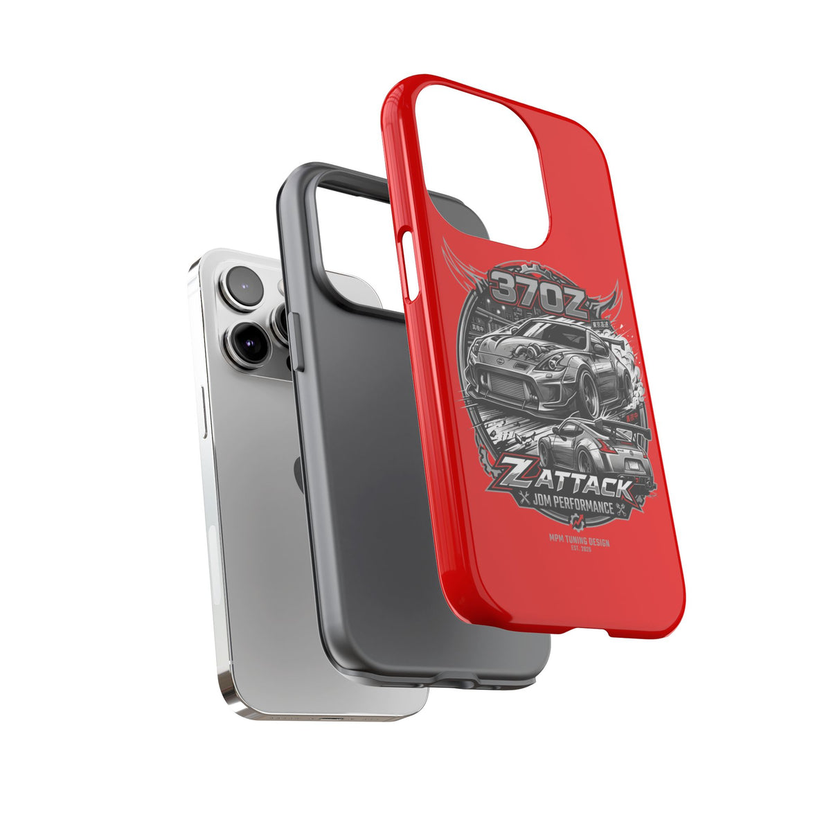 Nissan 370Z Z Attack Racing Phone Case — JDM Performance Sports Car Design | MPM Tuning Design