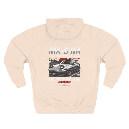 Mazda Miata Racing Hoodie — Retro Sports Car Graphic Fleece | MPM Tuning Design