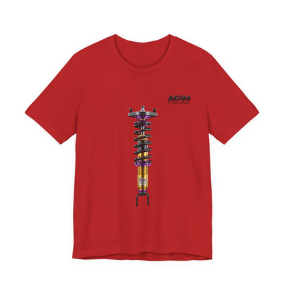 Coilover Shock Graphic Tee — Suspension Tuning T-Shirt | MPM Tuning Design