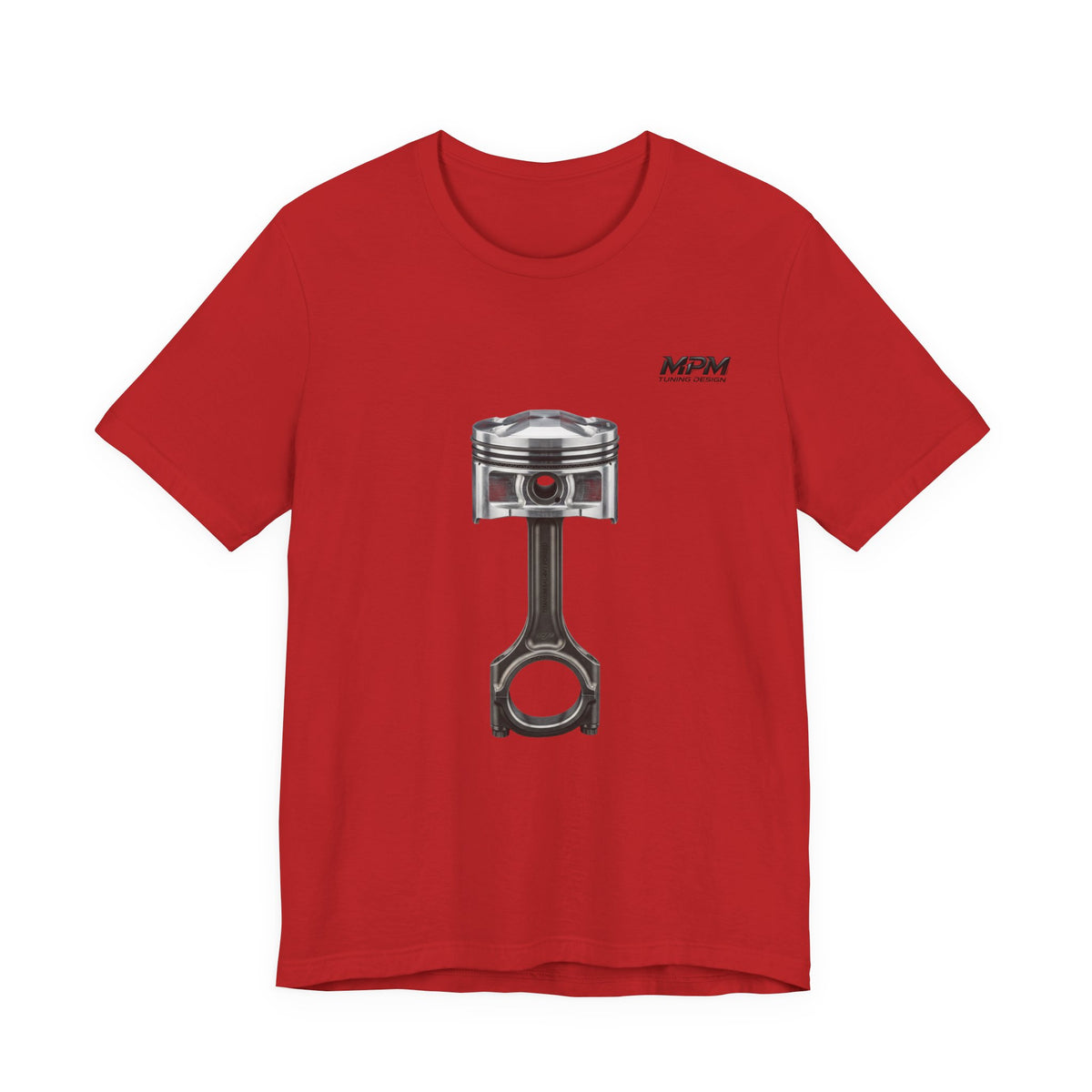 Piston Engine Graphic Tee — Automotive T-Shirt | MPM Tuning Design