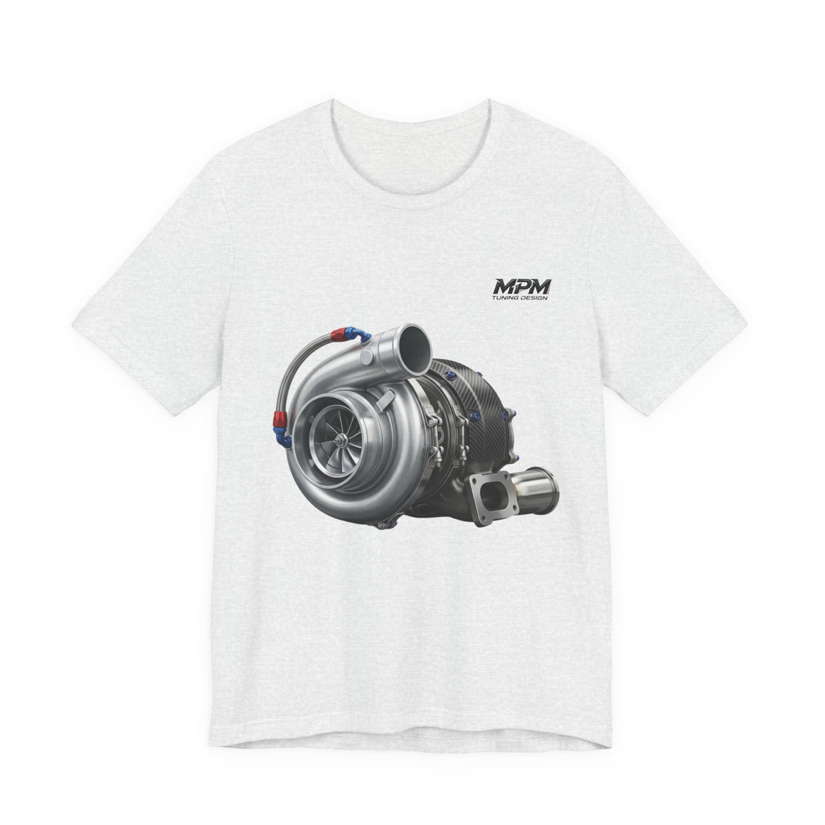 Turbocharger Graphic Tee — MPM Turbo Engine Shirt for Car Enthusiasts