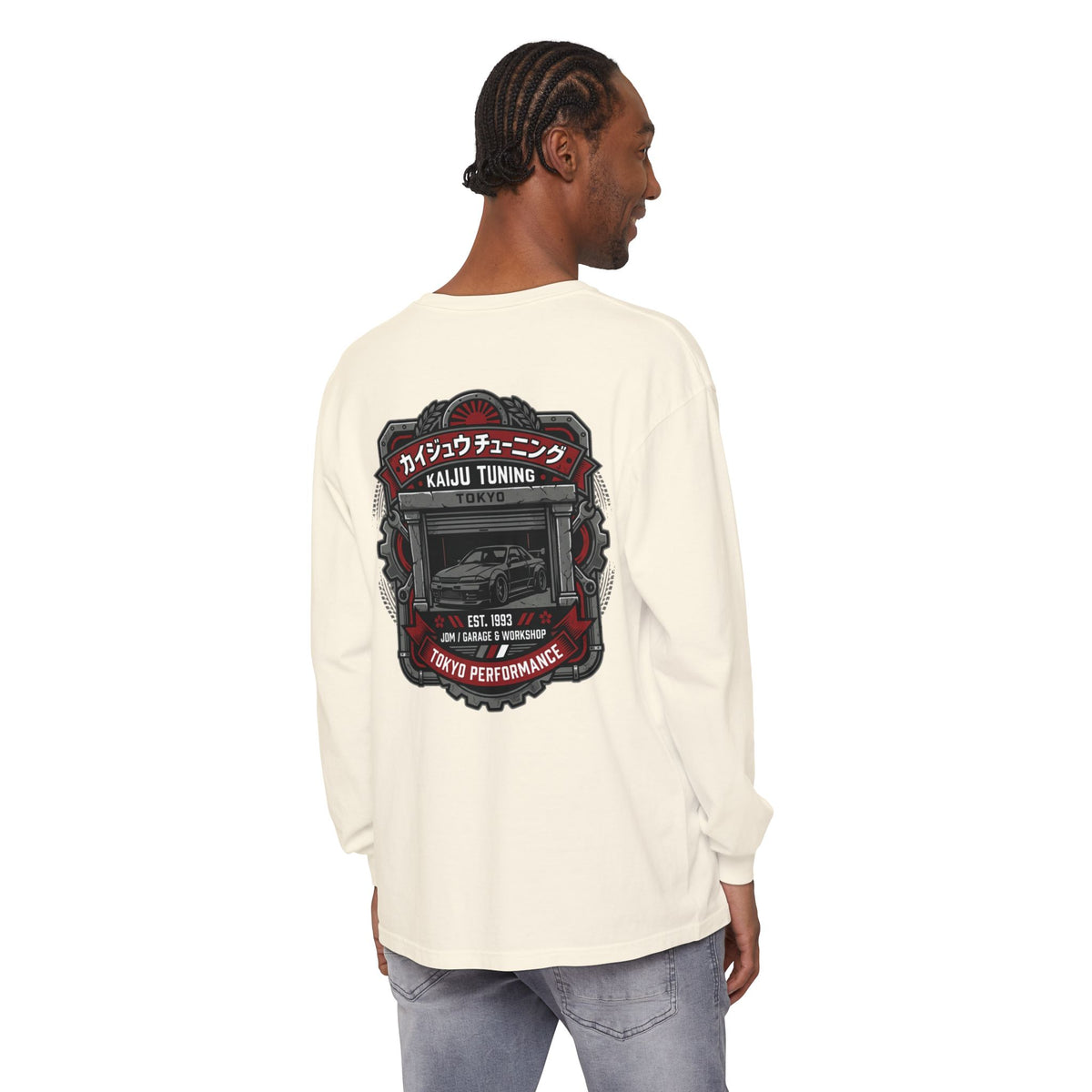Kaiju Tuning Long Sleeve Tee — Tokyo Performance JDM Shirt | MPM Tuning Design