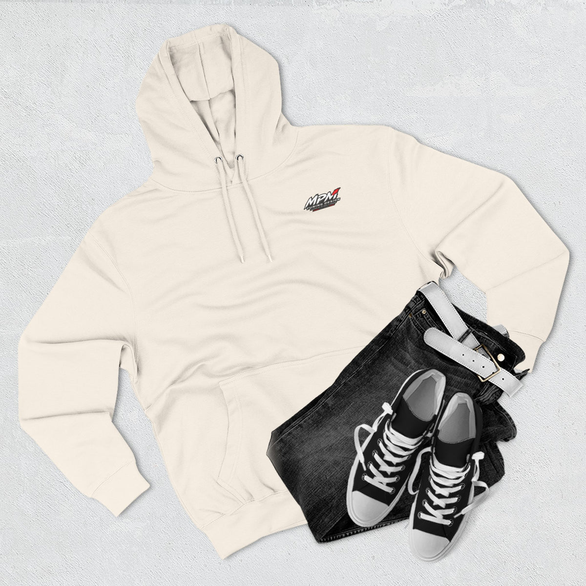 RB26 Engine Illustration Hoodie — JDM Racing Fleece Pullover | MPM Tuning Design