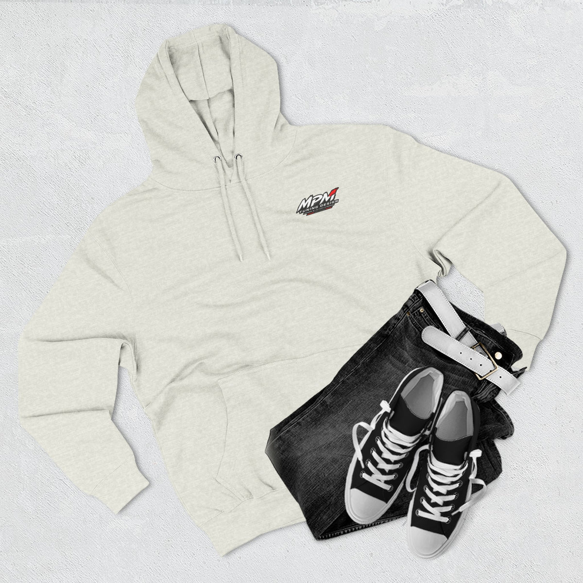 Engine VTEC Graphic Hoodie — Racing Motor Back Print Fleece | MPM Tuning Design