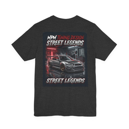 Street Legends Car T-Shirt — JDM Neon Racing Graphic Tee | MPM Tuning Design