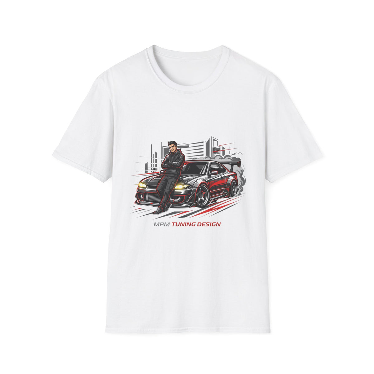 Car T-Shirt — Street Racing Crew Tee with Tuning Design Graphic | MPM Tuning Design