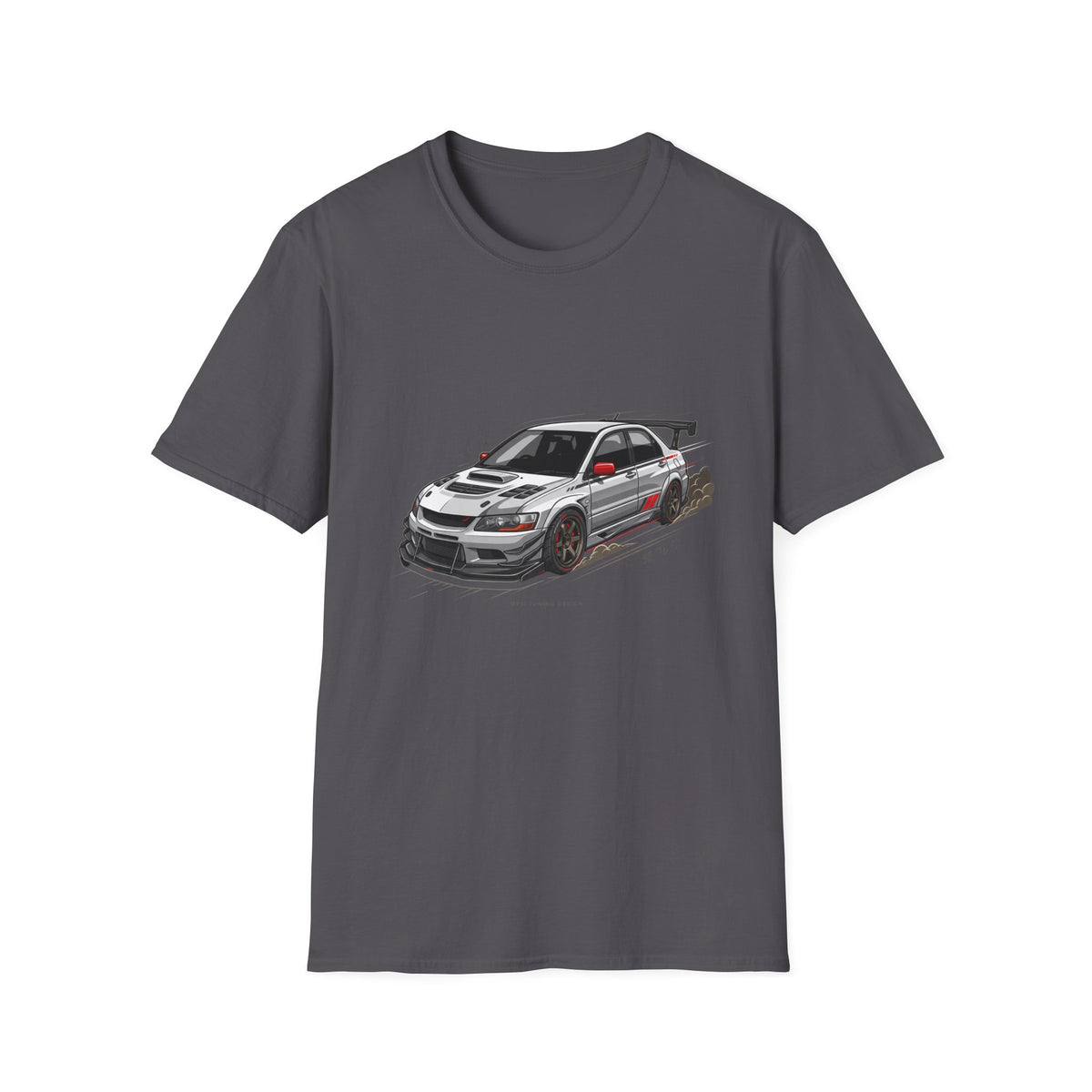 Rally Evo Car T-Shirt — Racing Mitsubishi Lancer Graphic Tee | MPM Tuning Design