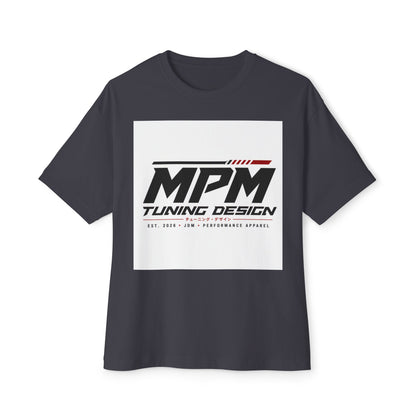 MPM Tuning Design Oversized Tee — Performance Car Logo Boxy Shirt | MPM Tuning Design