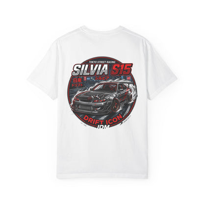 Nissan Silvia S15 Drift Icon T-Shirt — JDM Street Racing Graphic Tee | MPM Tuning Design