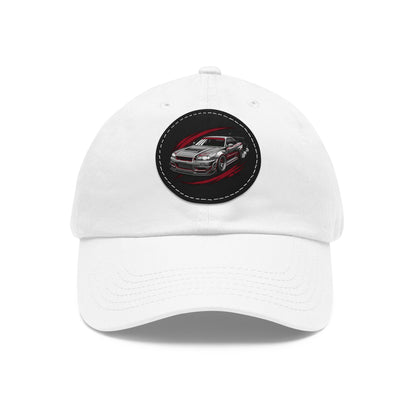 Racing Car Leather Patch Dad Hat — Vintage Sport Sedan Cap | MPM Tuning Design