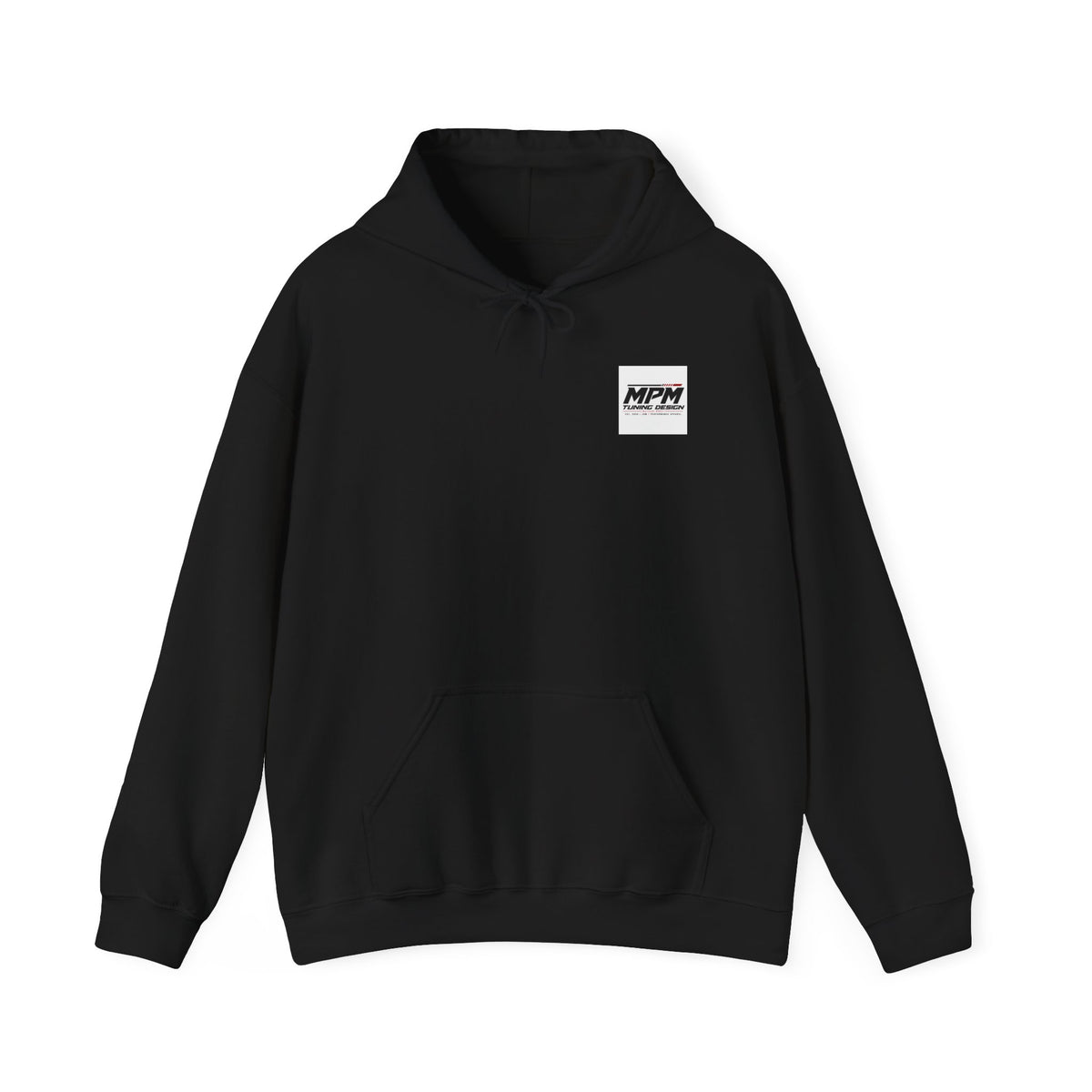 Car Parts Hoodie — Stacked Wheels &amp; Engine Graphic Sweatshirt | MPM Tuning Design
