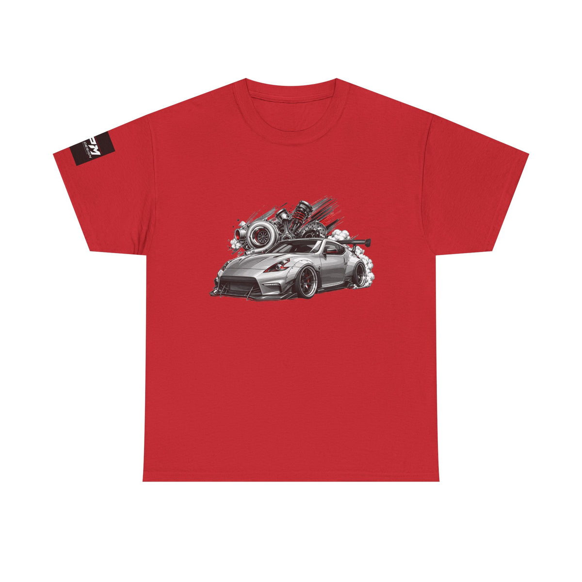 Sports Coupe Racing Car Graphic Tee — Speed Engine Design | MPM Tuning Design