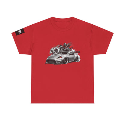 Sports Coupe Racing Car Graphic Tee — Speed Engine Design | MPM Tuning Design