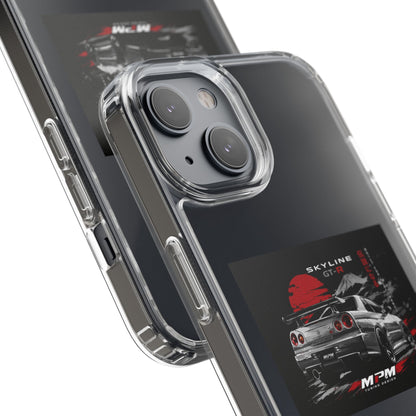 Clear Phone Case — Nissan Skyline GT-R Racing Car Graphic | MPM Tuning Design