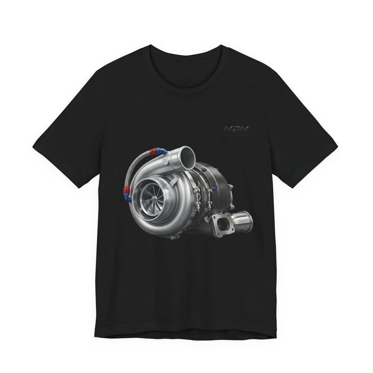 Turbocharger Graphic Tee — MPM Turbo Engine Shirt for Car Enthusiasts