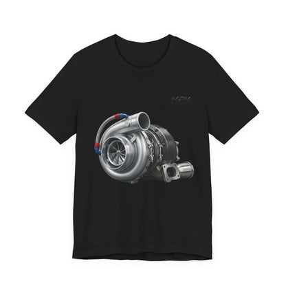 Turbocharger Graphic Tee — MPM Turbo Engine Shirt for Car Enthusiasts