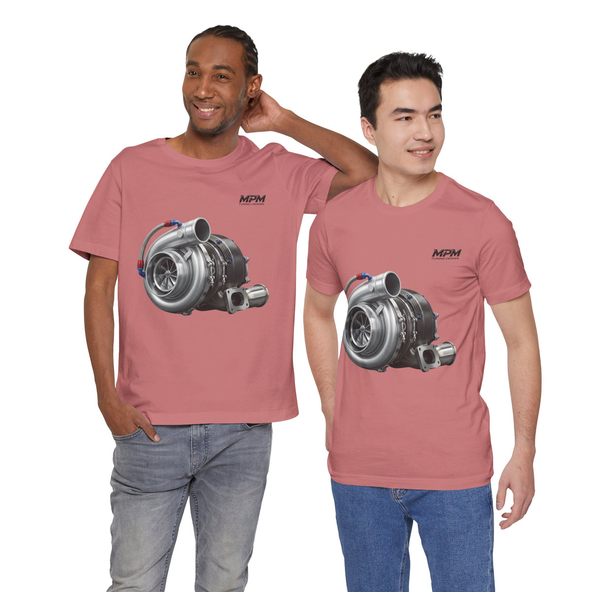 Turbocharger Graphic Tee — MPM Turbo Engine Shirt for Car Enthusiasts