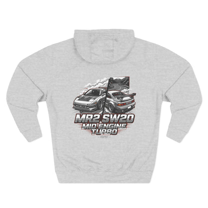 Toyota MR2 SW20 Mid-Engine Turbo Hoodie — Racing Graphic Fleece | MPM Tuning Design