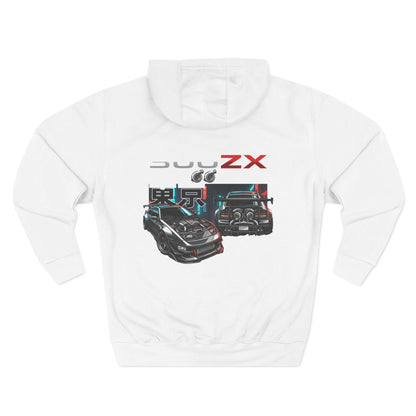 Datsun 300ZX Racing Hoodie — Retro JDM Car Graphic Fleece | MPM Tuning Design