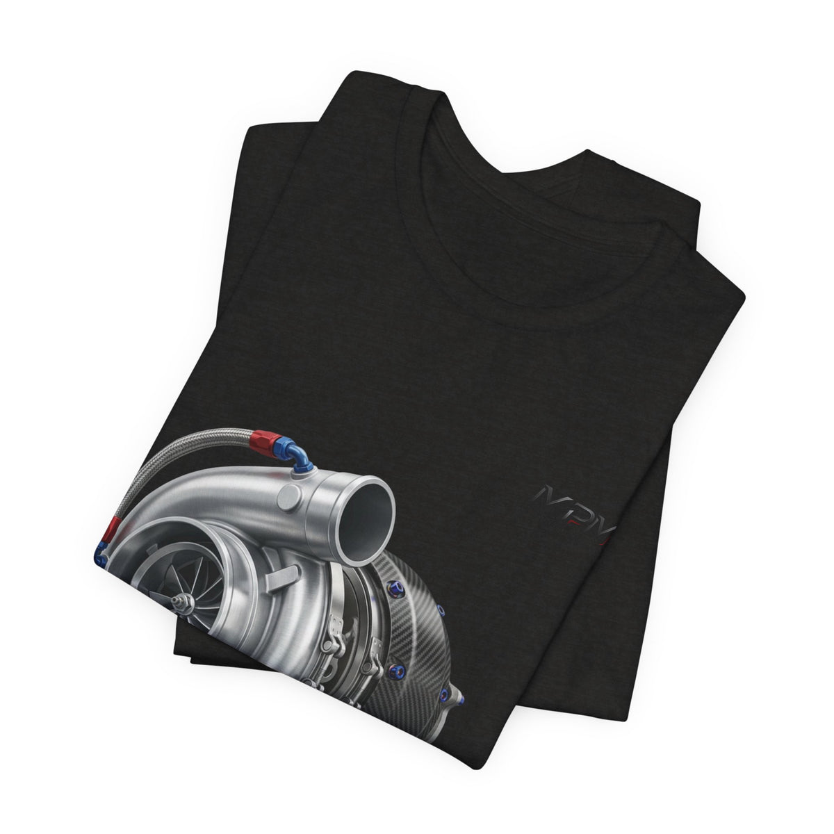 Turbocharger Graphic Tee — MPM Turbo Engine Shirt for Car Enthusiasts
