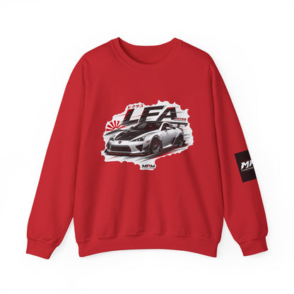 JDM Racing Car Crewneck Sweatshirt — LEA Sports Car Graphic | MPM Tuning Design